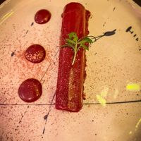 Dessert Chocolate Hazelnut finger  at 42 Degrés in Paris