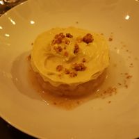 Crumble aux poires at 42 Degrés in Paris