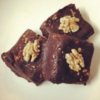 Raw Brownies at 42 Degrés in Paris