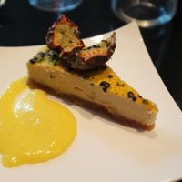 Raw cheese cake at 42 Degrés in Paris