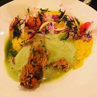 Lentils and carrot purée  at 42 Degrés in Paris