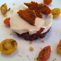 Entrée at 42 Degrés in Paris