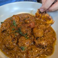 Vegan tikka masala at Manjeera - Food Stall in Pontypridd