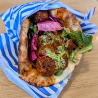 Vegan Naanwich at Manjeera - Food Stall in Pontypridd
