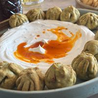 spiced lentil dumplings   at Mr.Dumpling Mantı - Sirkeci in Istanbul