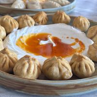 carrot and pumpkin dumplings   at Mr.Dumpling Mantı - Sirkeci in Istanbul