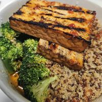 Chili-glazed tofu bowl (takeout) at Urban Plates in Sacramento