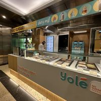 Vegan ice cream options  at Yolé in East London