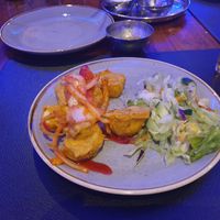 Mushroom pakora at Saji's  in Gateshead