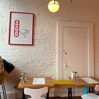 dining area at Shahar in Louisville