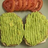 Avocado on Rye bread at Cheeva Health Cafe in Chiang Mai