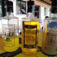 Licores de hierbas y crema at Gastrobar La Fábrica Brew Pub in Cartagena