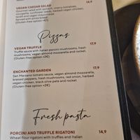 Vegan menu - whole at Totale Pizzeria Alvalade in Lisbon