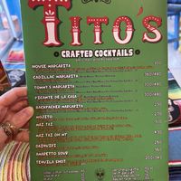 2026 menu  at Tito's Bitchin' Burritos & Sourdough Pizzas in Koh Samui