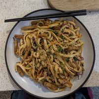 Vegan noodles at Holy Dumpling! in Colombo