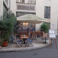 Restaurant outside at Oxymoron in Berlin