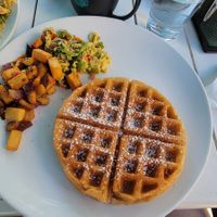 Bella's breakfast, but substituted for Vegan Waffle at Mornings on First in Livermore