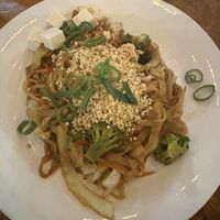 Pad Thai. Asked for no egg.  at Anthony's Asian Cuisine in Tamarindo