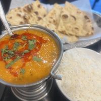 dal tadka & plain roti   at Ganga Indian Restaurant in Robbinsville