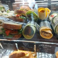 Falafel wrap at SYD - Veloce Cafe - T2 in Mascot