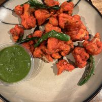 Gobi 15.5 - cauliflower pakoras, battered, deep fried cauliflower   at MASKA in Hartsdale