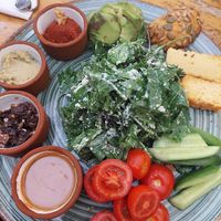 vegan breakfast at Kahve 6 in Istanbul