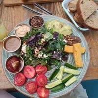 Vegan breakfast at Kahve 6 in Istanbul