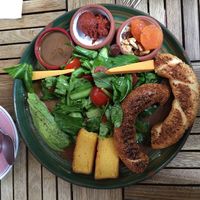 Vegan breakfast. at Kahve 6 in Istanbul