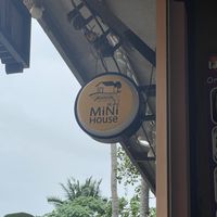 Sign of Cafe  at Mini House in Ao Nang