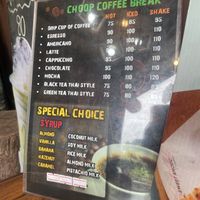 Plant-based milk options for drinks  at Mini House in Ao Nang