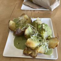 Baked potato  at The Green Moustache - Lorimer Rd in Whistler