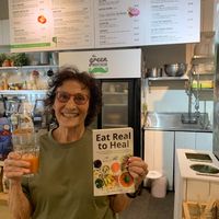 Excellent juices and smoothies at The Green Moustache - Lorimer Rd in Whistler