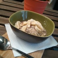 Acai Breakfast Bowl at 48 Degrees Raw Cafe in Brisbane