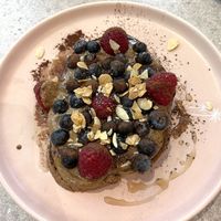 Almond toast  at Melrose Kitchen Eaux-vives - The Health Corner in Geneva