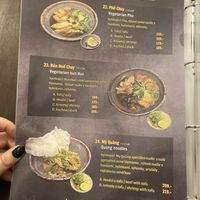 Menu  at Simba in Plzen