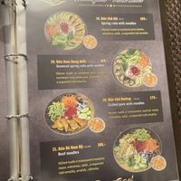 Menu  at Simba in Plzen