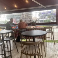 Indoor awning   at Vino vidi vici in Tenerife