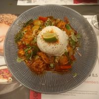 Firecracker tofu curry at Wagamama in Dundee