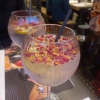 Blossom gin at Wagamama in Dundee