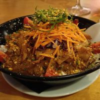Curry vegano con heura at Madame in Barcelona