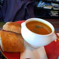Carrot Soup at Durano Lounge in Tynemouth