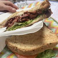 Vegan blt  at Durano Lounge in Tynemouth