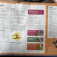 Vegan menu   at Durano Lounge in Tynemouth