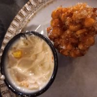 Tempura Corn Ball (4 on a Snack plate) at Bar Yuki in Milton