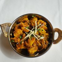 Vegan Aloo Gobhi at Namaste India in Chatan