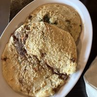 Two big pupusas  at Pupusas Paradise in Denver