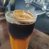 Orange Coffee at Tarzan Coffee Hut in Surat Thani