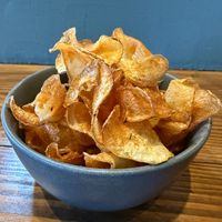 House-made potato chips. at Yaam in Yokosuka