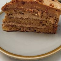 Vegan Caramelised Biscoff Cake at The Greenhouse Cafe in Hitchin