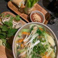 Pho and summer rolls at Pho 80 in South East London